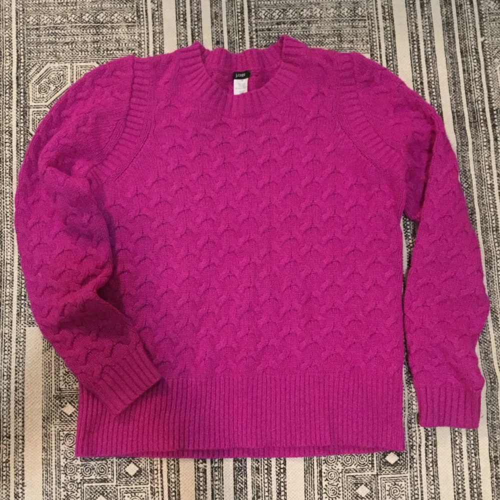 J.Crew cable knit sweater